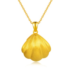 中国黄金(China Gold) 水贝情话金项链