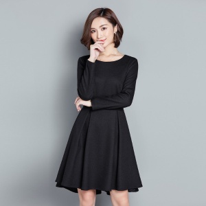 伲嘉(ni) 毛呢连衣裙