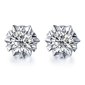 鑫万福 钻石耳钉