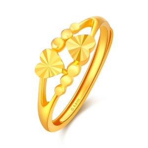 钻石快线 黄金戒心戒指